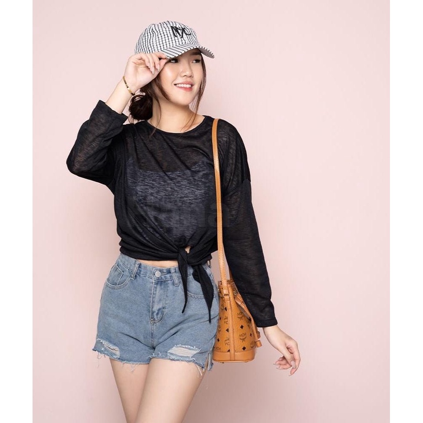 AFI - SALE - Geyna Tshirt Oversize RIB / Outer Wanita Murah Oversize