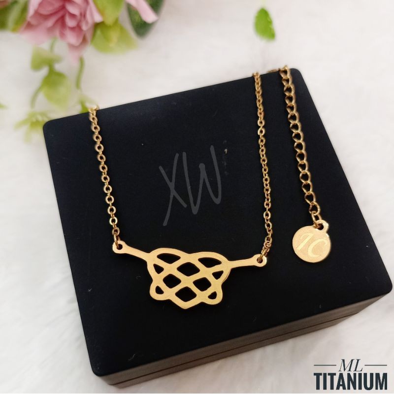Kalung Titanium Ikatan Cinta gold/silver XW15042101