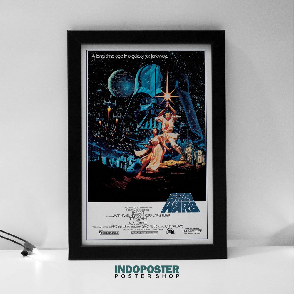 Poster Film Star Wars Episode 4 A New Hope Varian 2, 1977