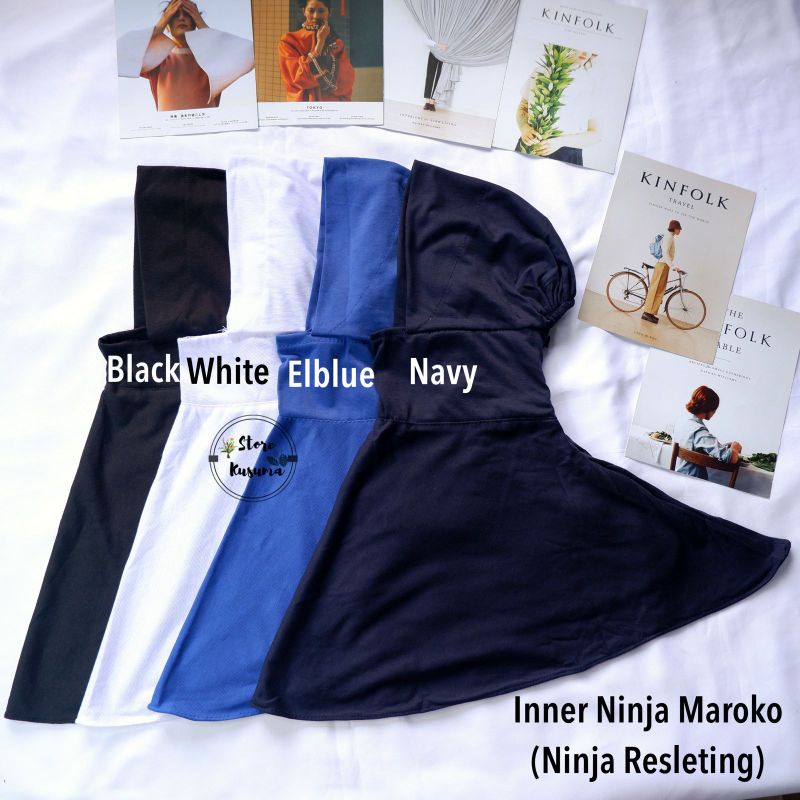 Inner Ninja Maroko sleting bahan Kaos