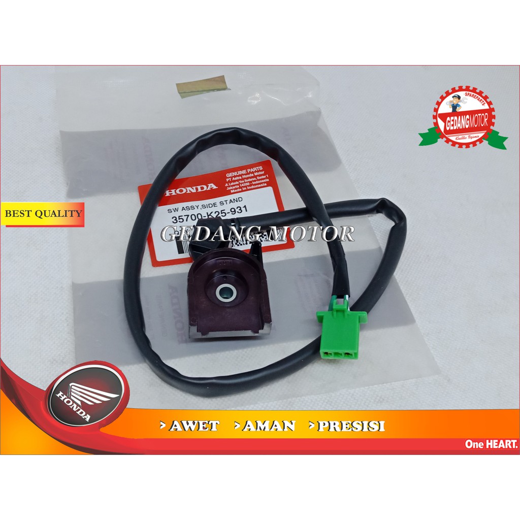 SWITCH STANDAR SAMPING BEAT FI 2012-2014 CBS ORI AHM 35700-K25-931