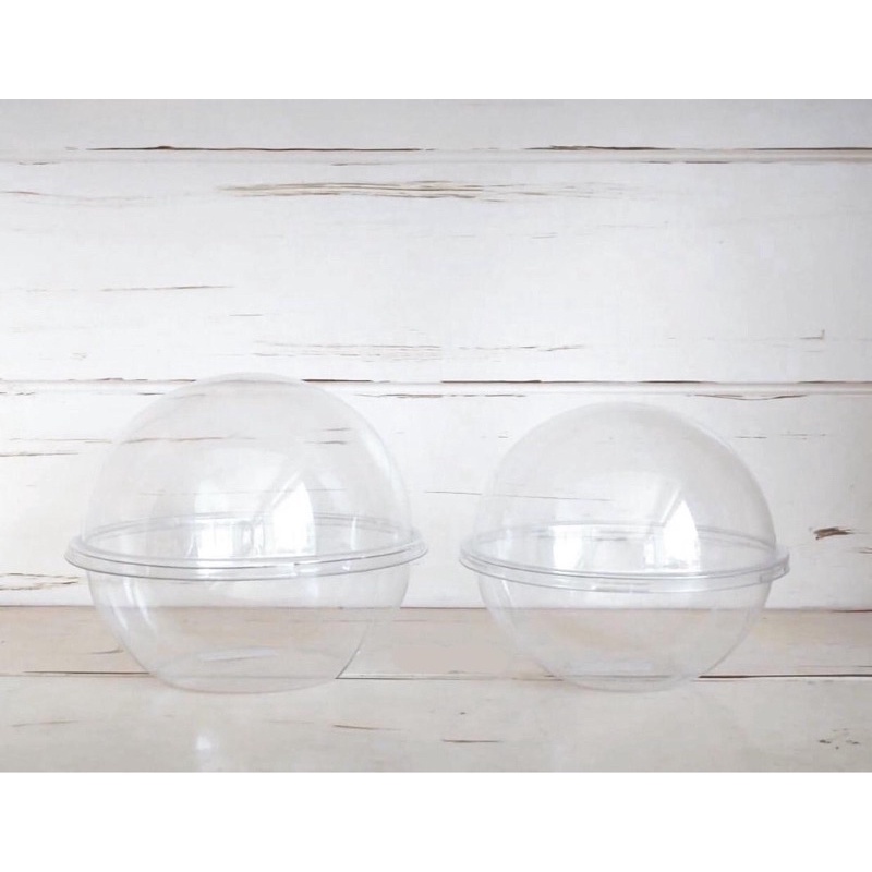 Bola Mika Plastik Packaging Kue Pudding / Tempat Mika Pudding Kue