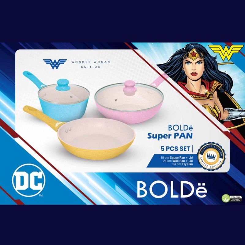 BOLDe Super Pan Wonder Woman Set