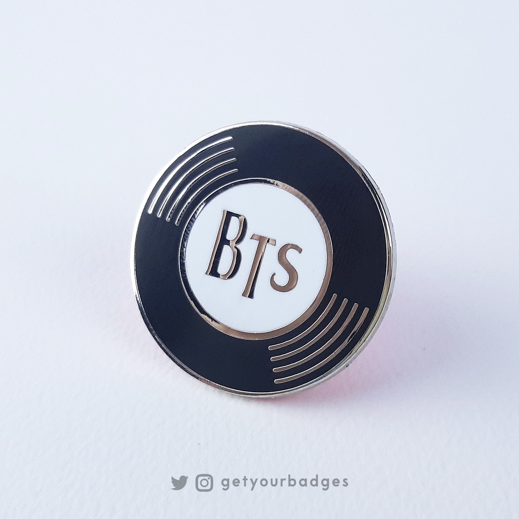 BTS VINYL HARD ENAMEL PIN