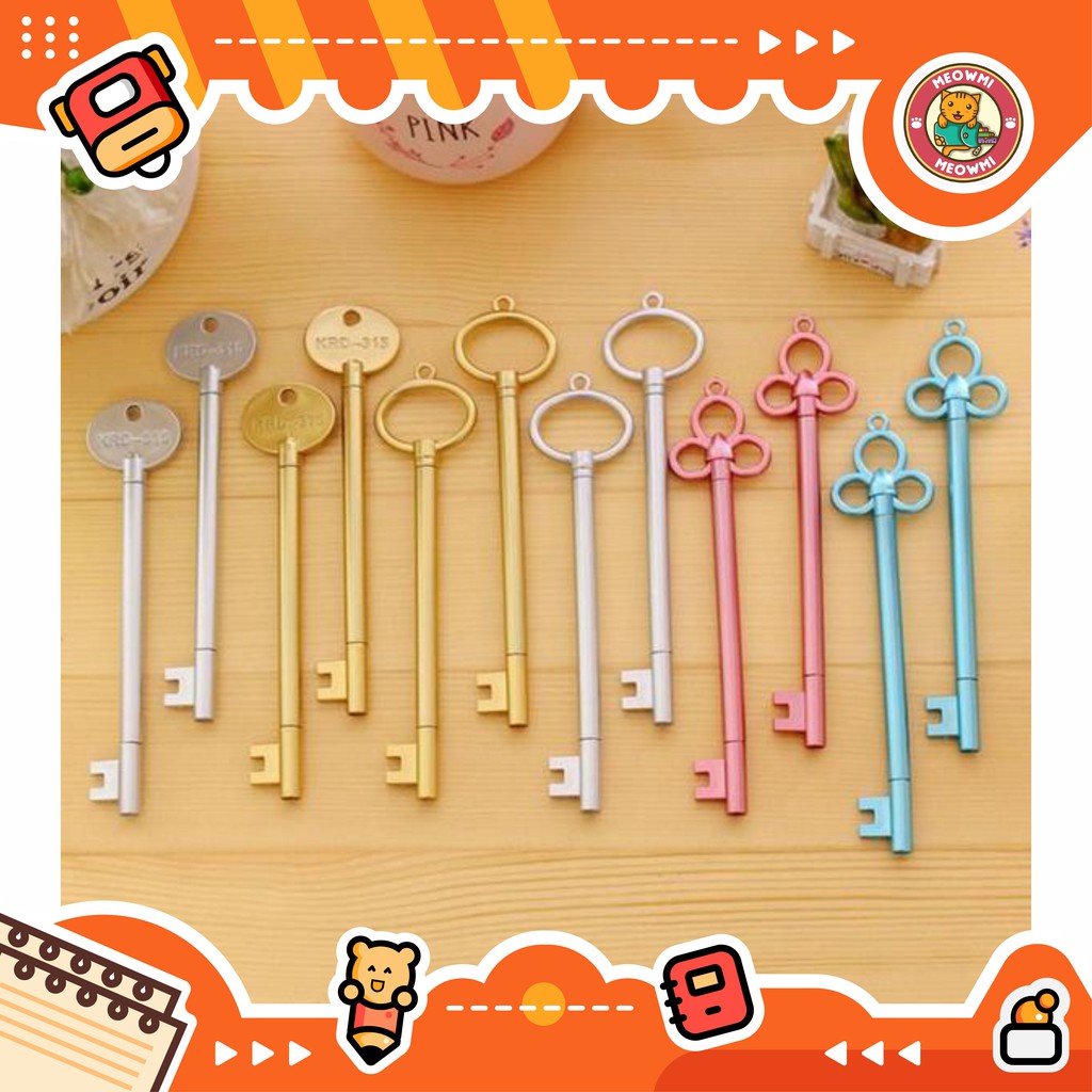 

[MEOWMI] Pulpen Bentuk Kunci Alat Tulis Unik PN0014
