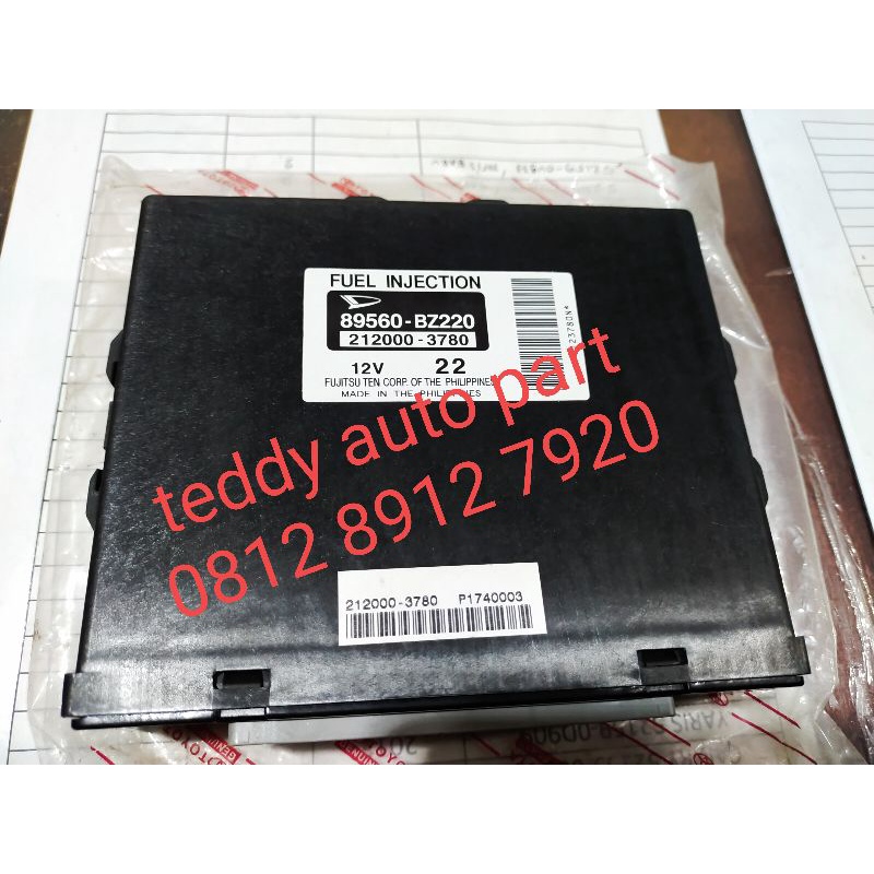 ecu computer engine avanza xenia manual 2006-2007 original toyota 89560-BZ220
