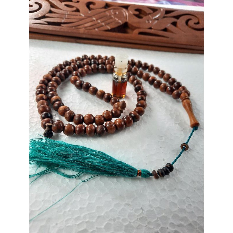 tasbih gaharu wangi uk 8mm set bibit parfum gaharu wangi gaharu asli asli kalimantan