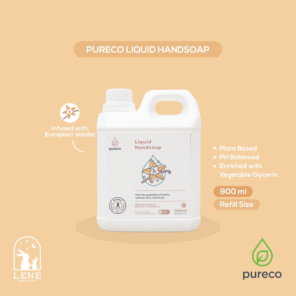 Pureco Liquid Handsoap Refill Size 900ml