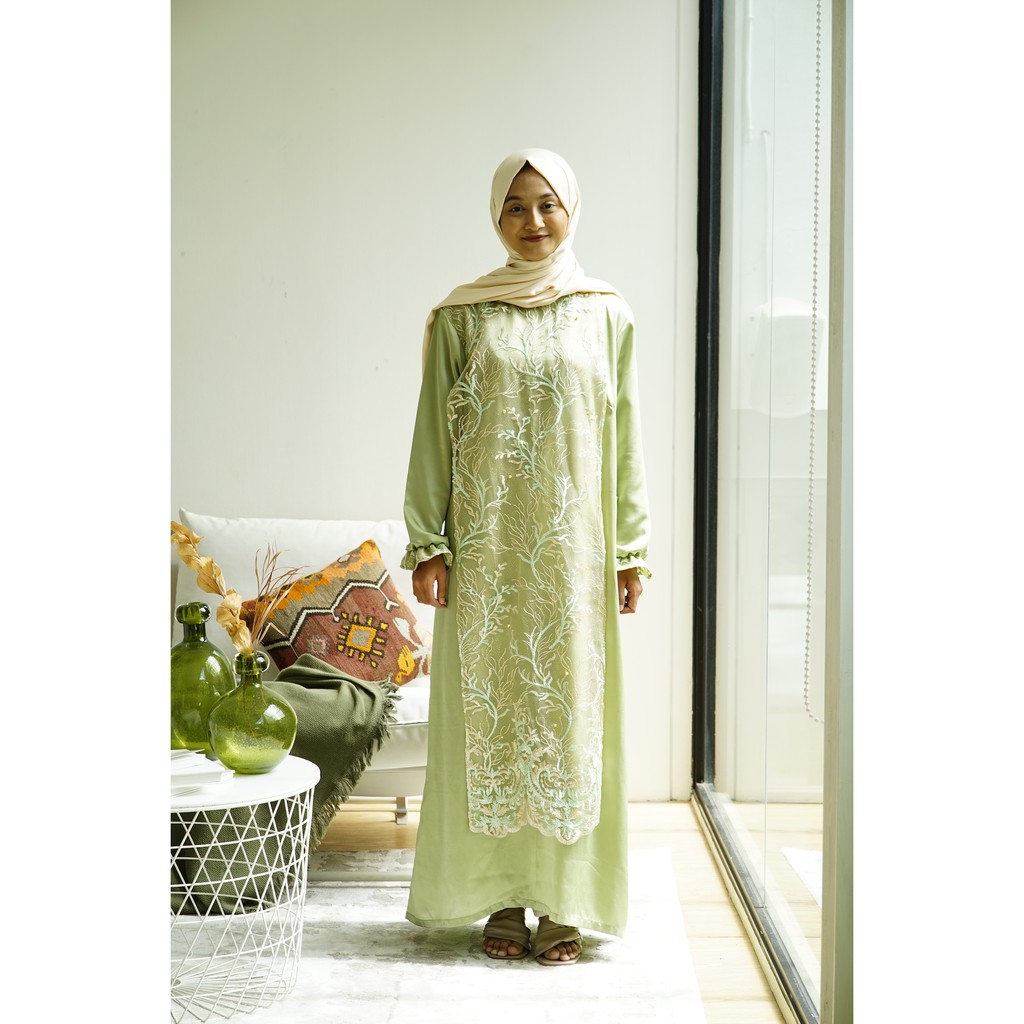 [LIMITED] CLARINI - Nawal Dress - Matcha