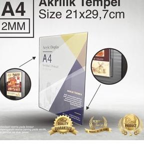 

Paling Disukai.. DispLay AKRILIK Papan iklan produk jualan dagang mika bening Holder brosur poster size A5 A4 ACRILIC acrylic TAMPILAN PROMOSI SELLER AKRILIK CLEARBENING