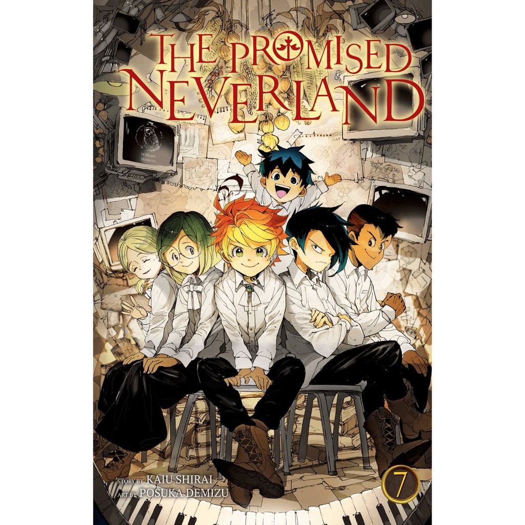 yakusoku no neverland manga, komik the promised neverland. volume 7, 8