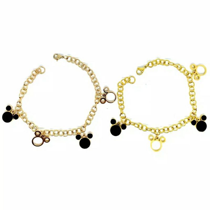 GG Gelang Tangan Karakter Mickey Titanium