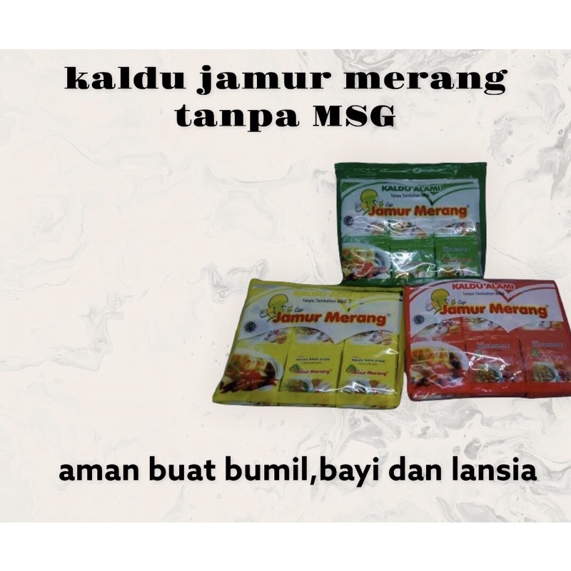 

Bumbu kaldu alami jamur merang