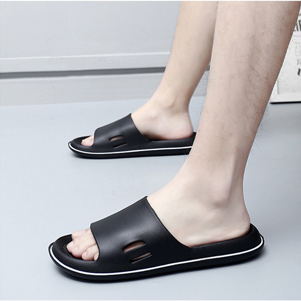 Sandal Cowok dan UniseX Slop Slip On Anti Slip sendal Original korea style