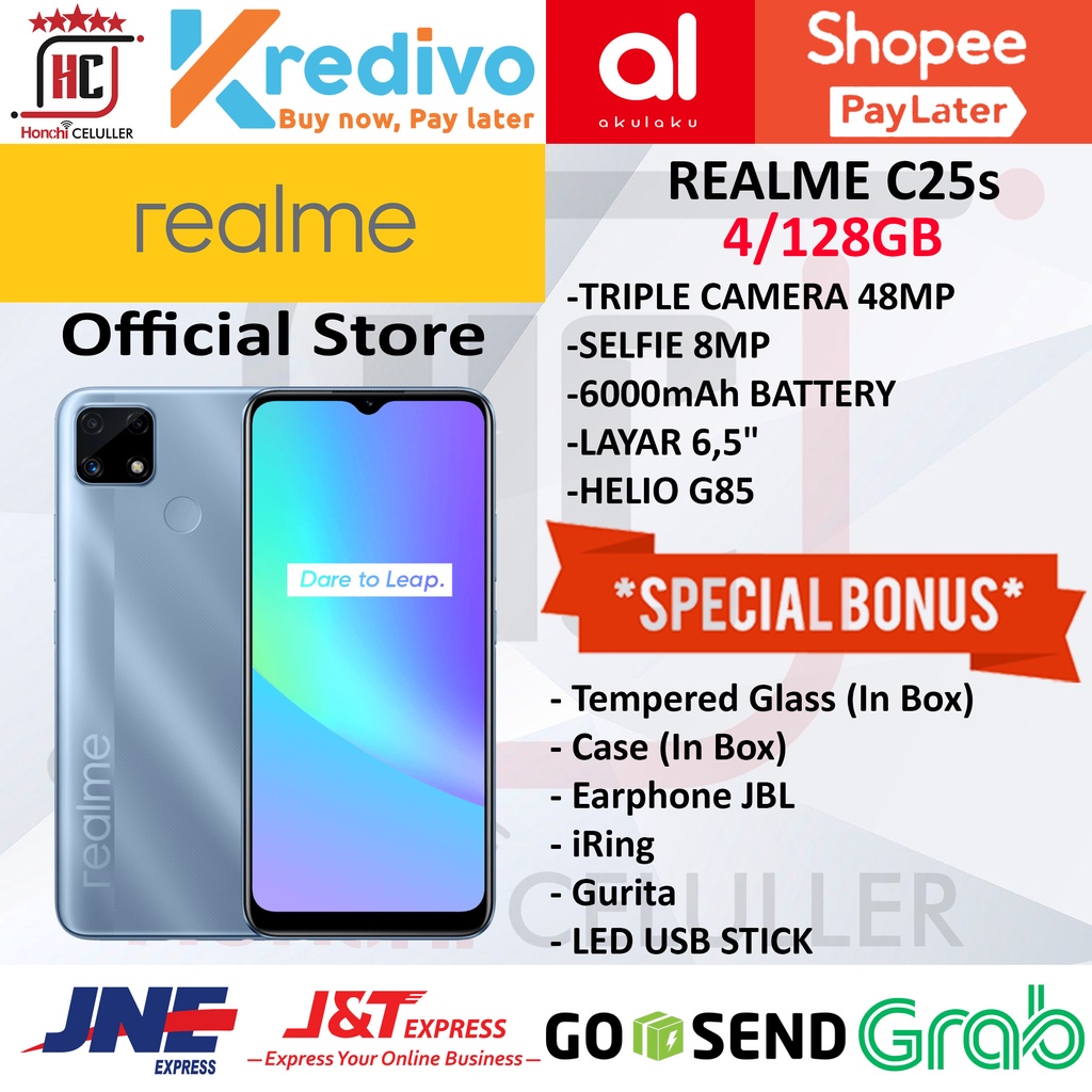 REALME C25s 4/128GB RAM 4GB ROM 128GB GARANSI RESMI REALME INDONESIA