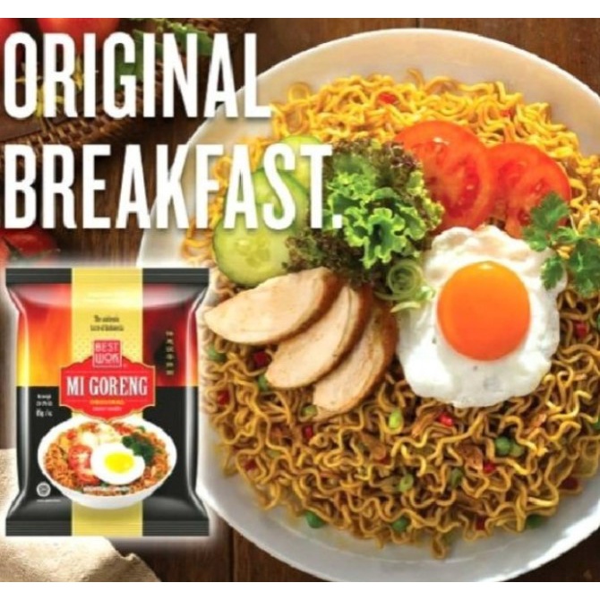 Best Wok Mi Goreng Original Instant Noodle 85gr - Mie Goreng Best Wok