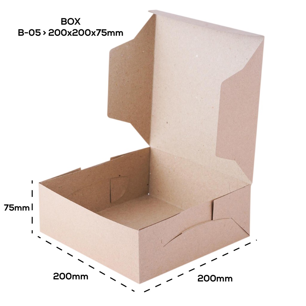 Dus Catering Dus 20x20 Tebal 325 Gsm Laminasi (B5K4-20X20X7.5 Cm)