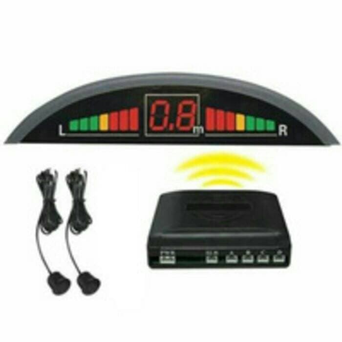 Sensor parkir mobil mundur 2 titik display