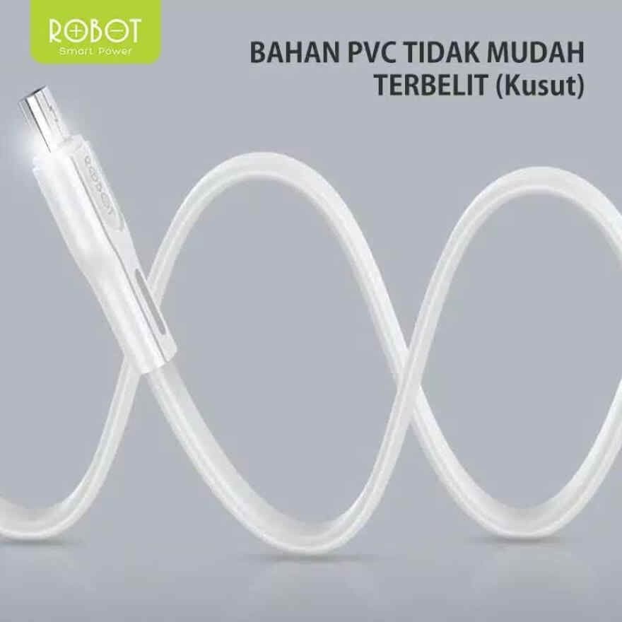ROBOT Kabel Data Micro RDM100S USB Android Fast Charging 2A 100CM