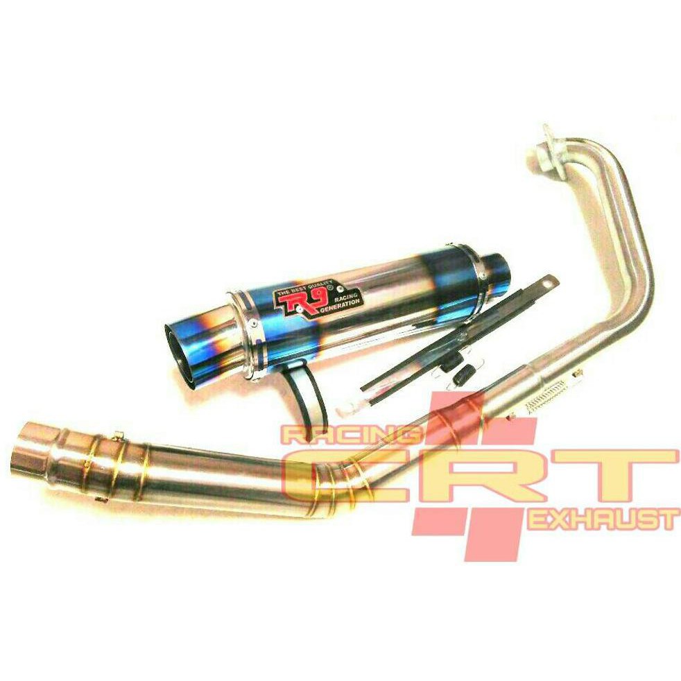 New Knalpot Racing Full System R9 Mugello For All Motor Vixion Nvl Xabre R15 Jupiter Mx King Old All