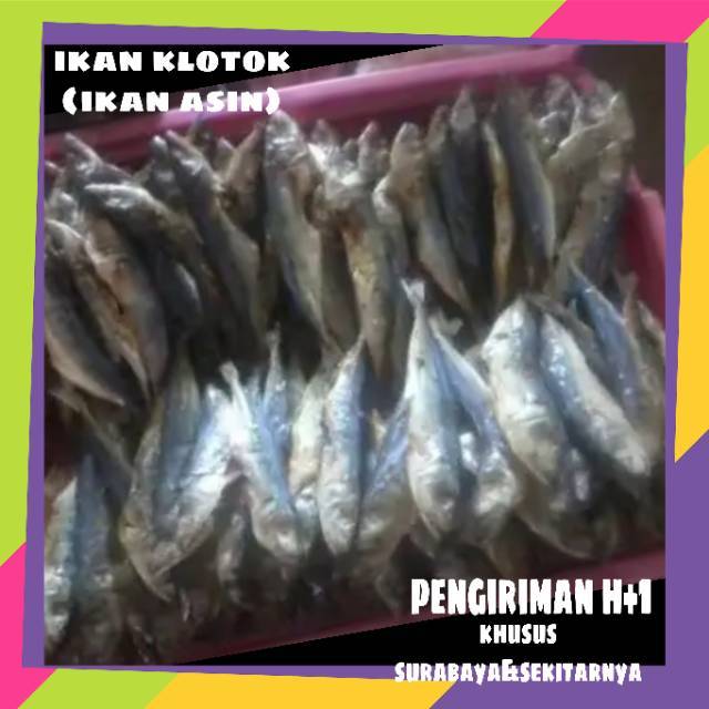 

Ikan klotok (ikan asin) 250gr || sayur online murah surabaya