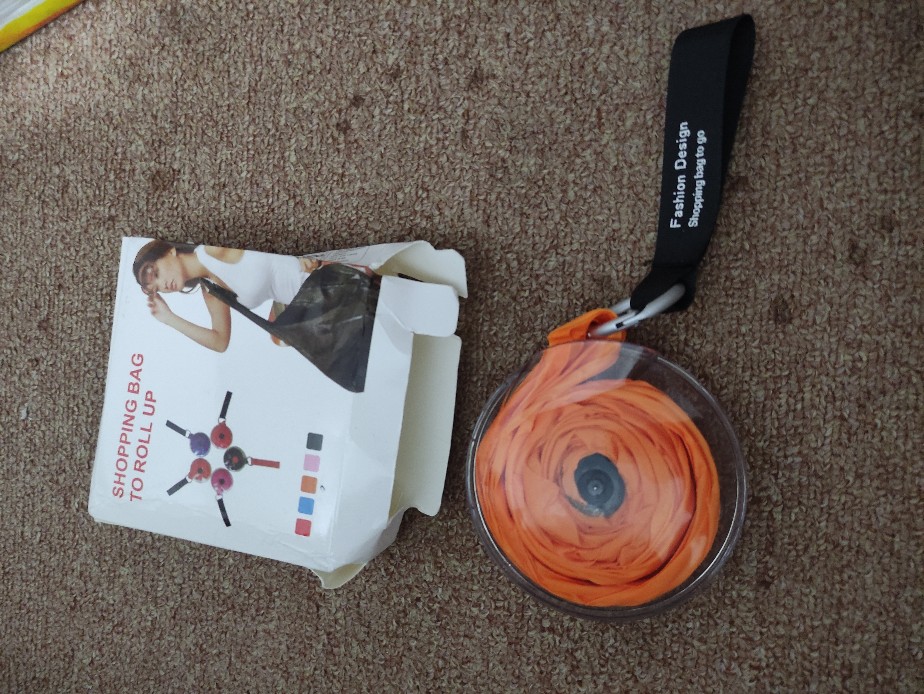 Tas Belanja Lipat Go Green Fashion Roll Up Shopping Bag