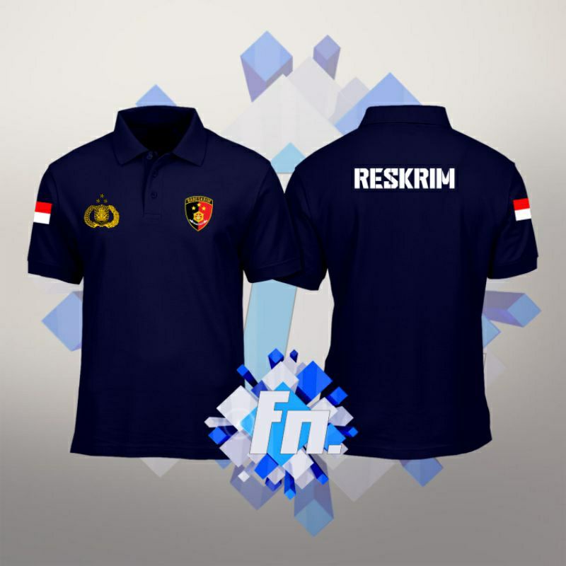 KAOS POLO SHIRT RESKRIM BARESKRIM POLRI
