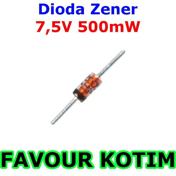 Jual Dioda Zener W Diode V V V Volt Watt W Dip Fvkotim Shopee Indonesia