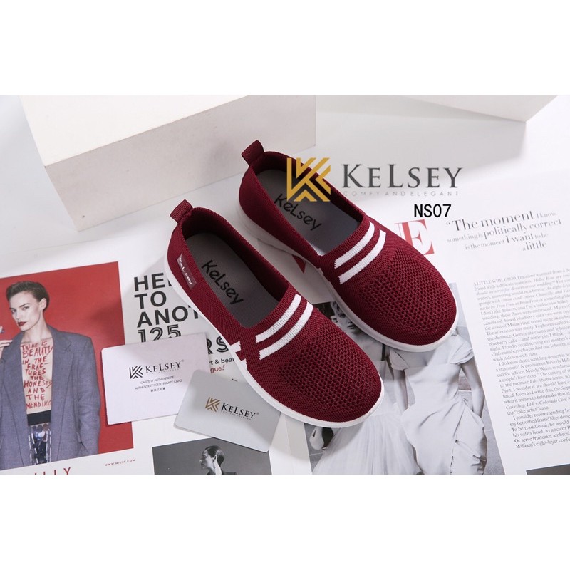 Kelsey Sepatu Wanita Slip On NS07