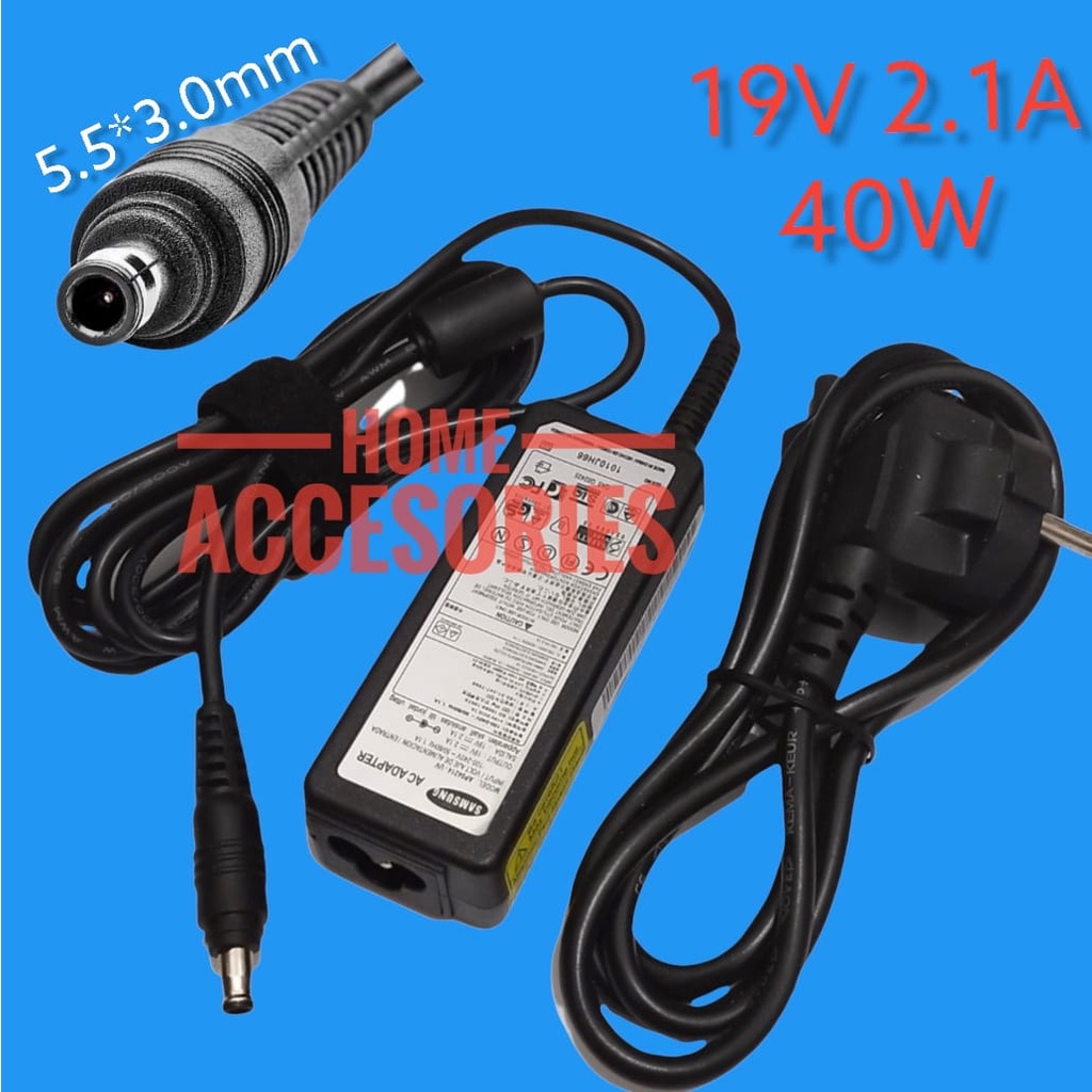 Adaptor Charger Laptop Samsung N210,N220,N230,N310,N350,N510,NB30,NC10,NC110,NC20,NC215S,NF210,NF310