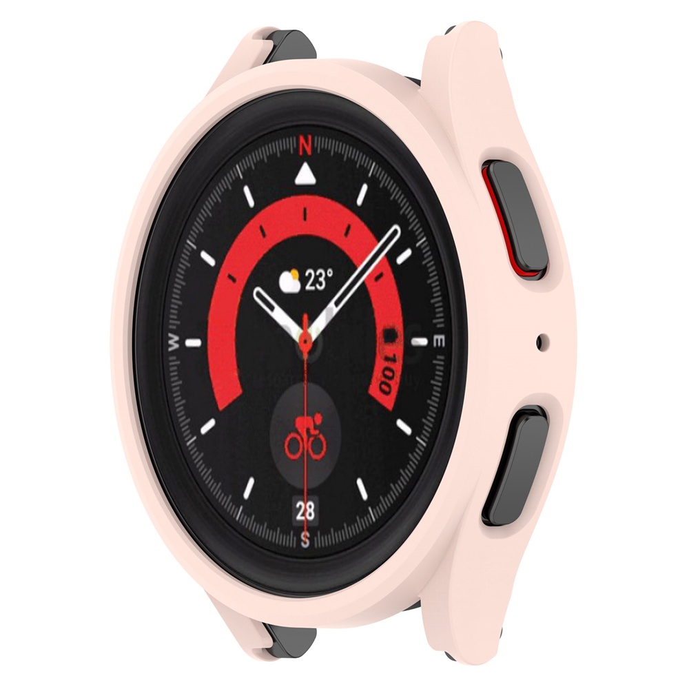 Hard Case Pelindung Bahan Plastik PC Ukuran 45MM Untuk Samsung Galaxy Watch 5 Pro