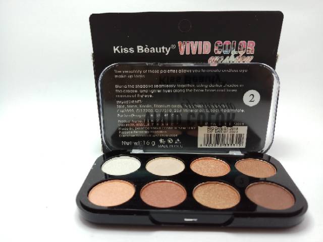 EYESHADOW VIVID COLOR KISS BEAUTY seri 2