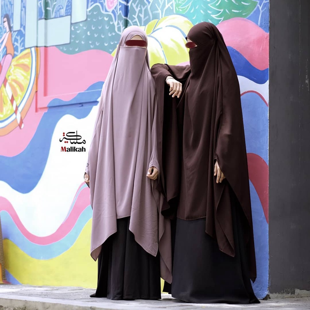 FRENCH KHIMAR JULY by Abaya Malikah #malikah #syarifahjilbabstore