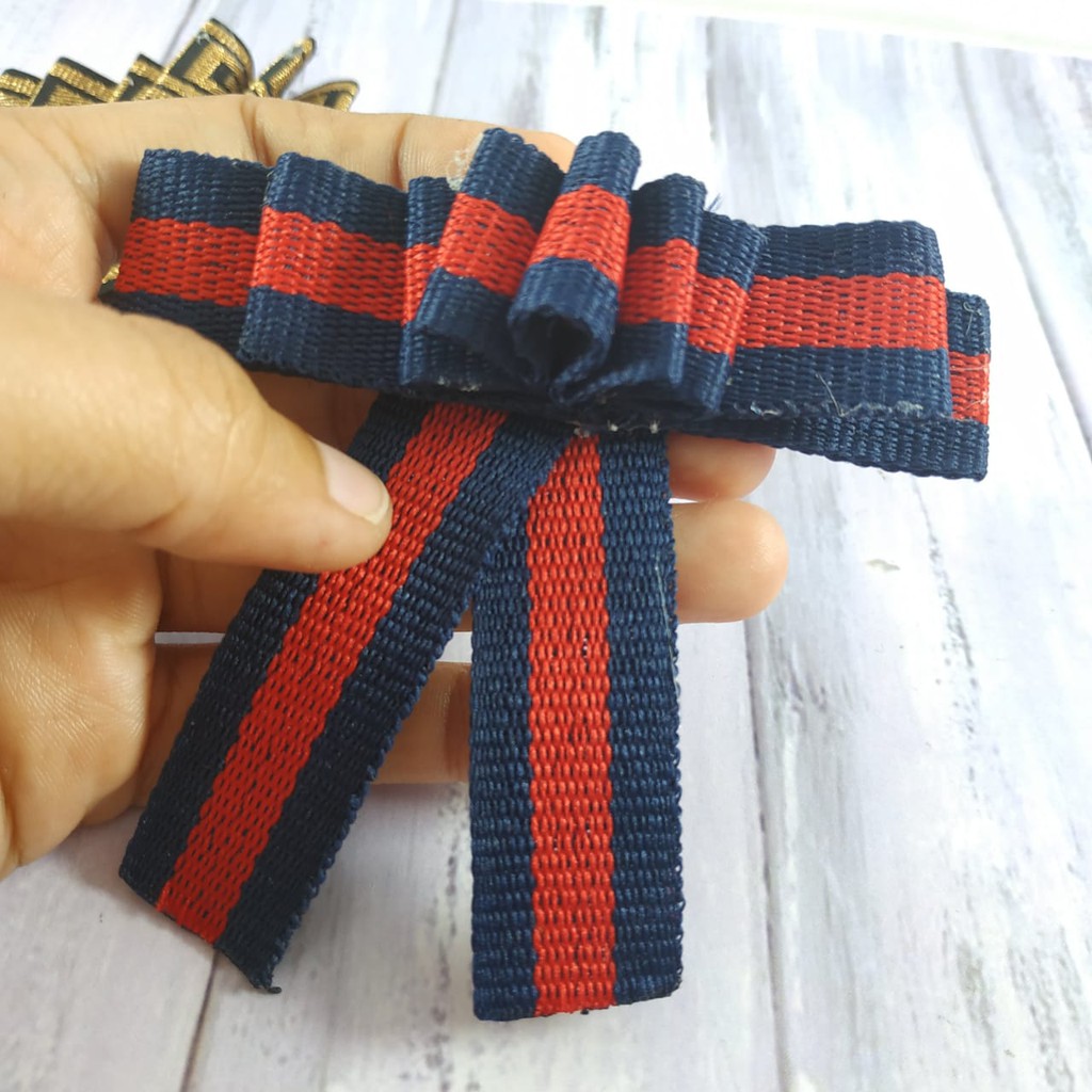 Bros Pita Korea / Korean Bow Brooch Handmade By Tokopelanginicer