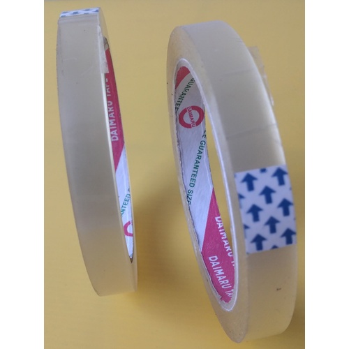 

LAKBAN/ISOLASI BENING DAIMARU 1/2 INCHI (1/2 X 72)