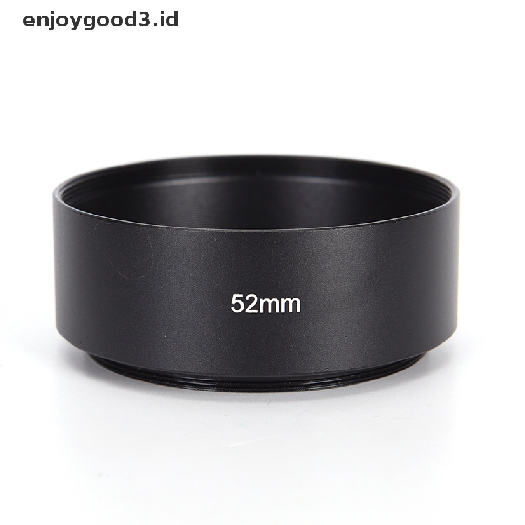 Hood Lensa Kamera Bahan Metal Alloy Ukuran 52mm Untuk Canon