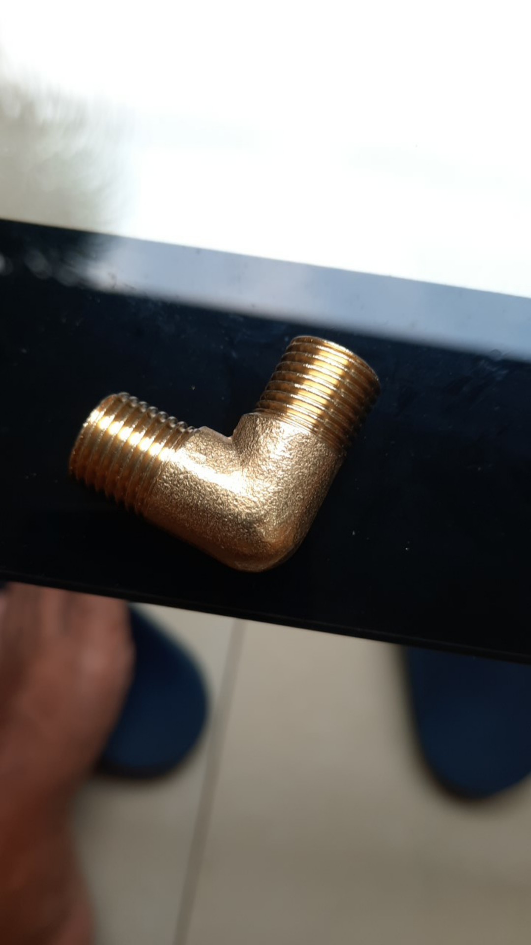 Elbow Drat Luar M 1/4 Full Brass