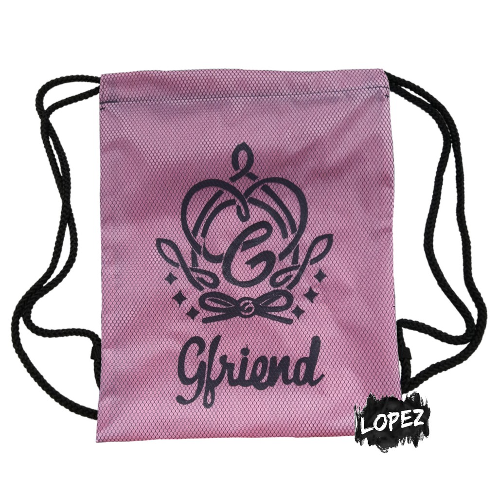 Tas Jaring GFriend / String Bag Buddy / Tas Serut Kpop G Friend Flower Bud / Backpack Yeoja Chingu /