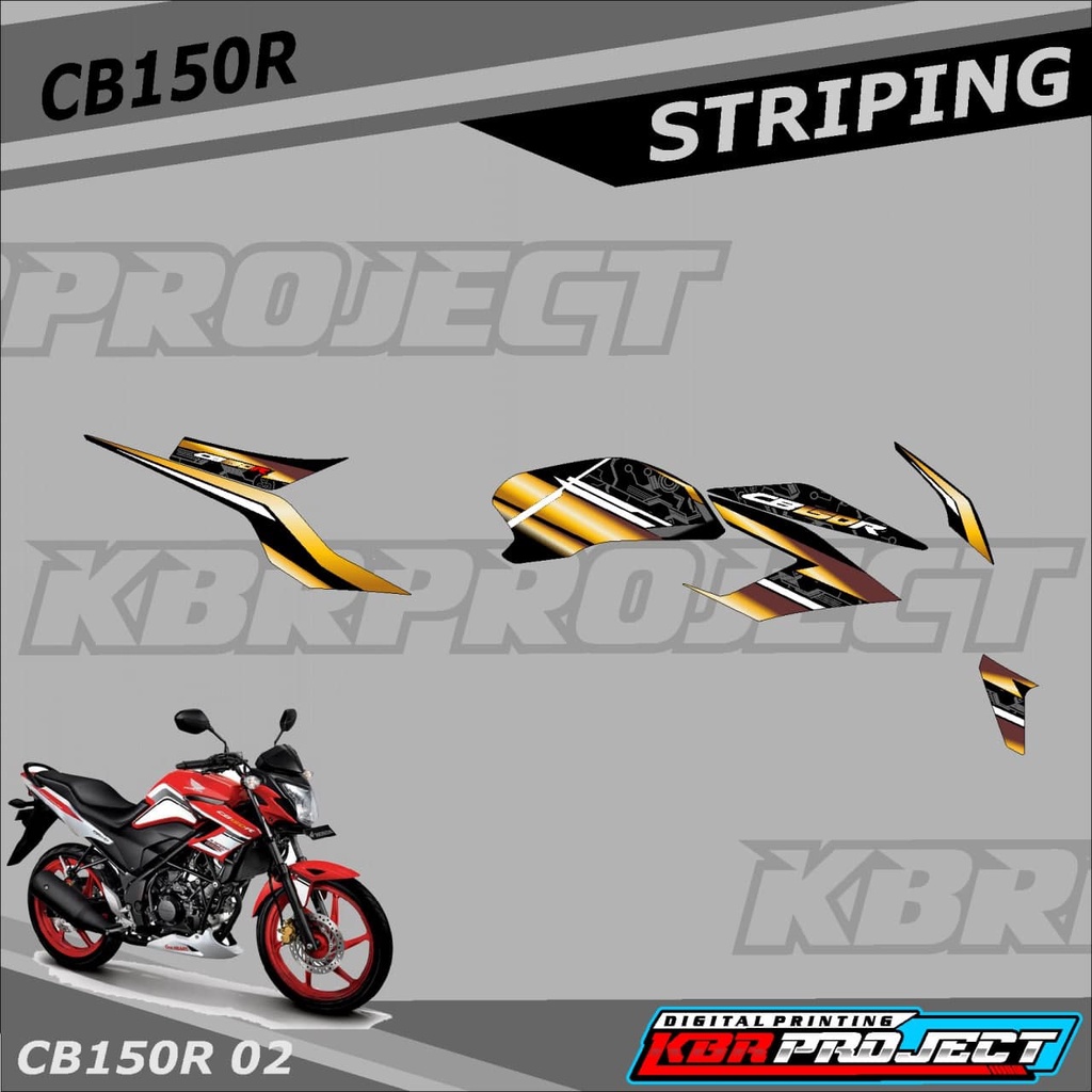 (COD) STICKER STRIPING CB 150 R - STICKER STRIPING CB 150 R .02