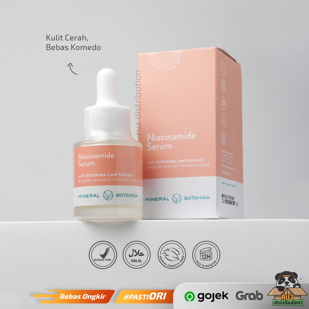 Mineral Botanica Niacinamide Serum With Artichoke Leaf Extract 20ml