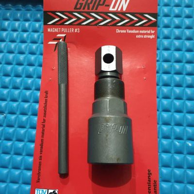 GRIP ON Treker Magnet Motor No 3 Magnet Puller #3 / Fly Wheel Puller / Alat Melepas Magnet Tersedia juga Treker magnet Magnet puller no 3 YUKIDO JAPAN TECHNOLOGY Original Kharisma Ninja CBR150 Sonic 150 Satria Thunder