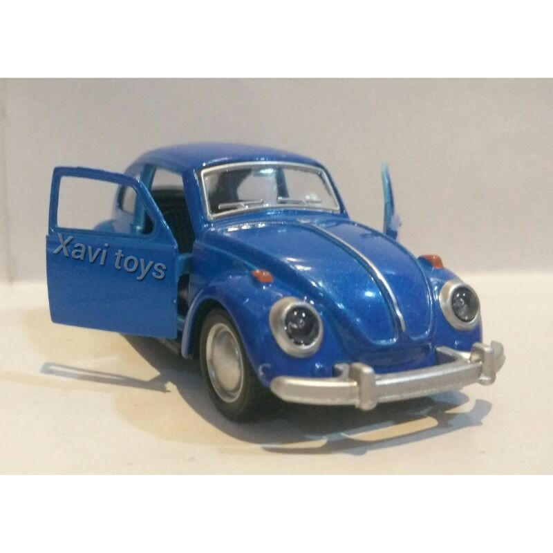 Miniatur MOBIL VW KODOK WARNA BIRU PANJANG 11CM