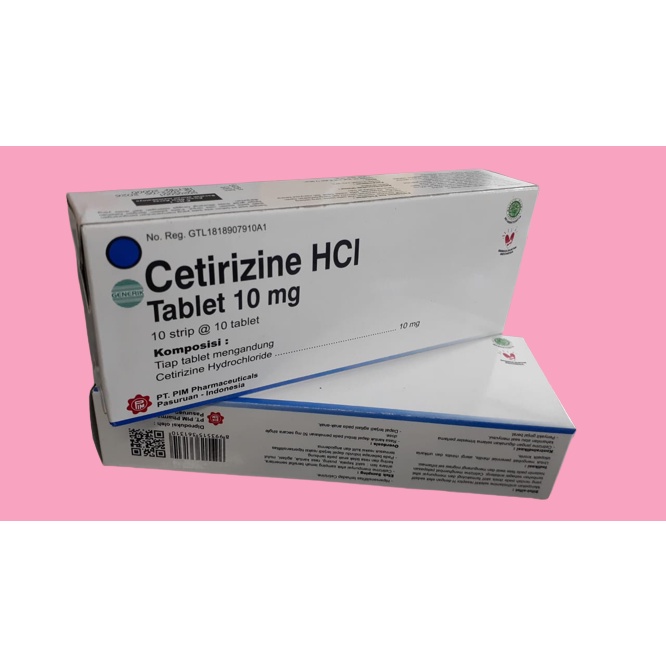 Cetirizine 10 mg Per Box Pim