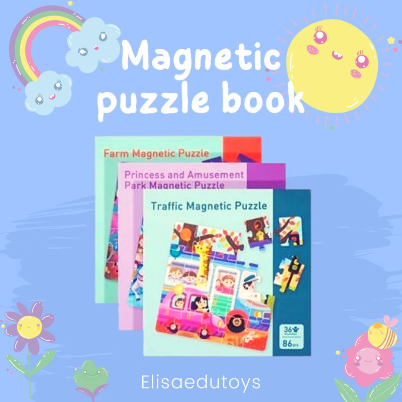 magnetic book puzzle