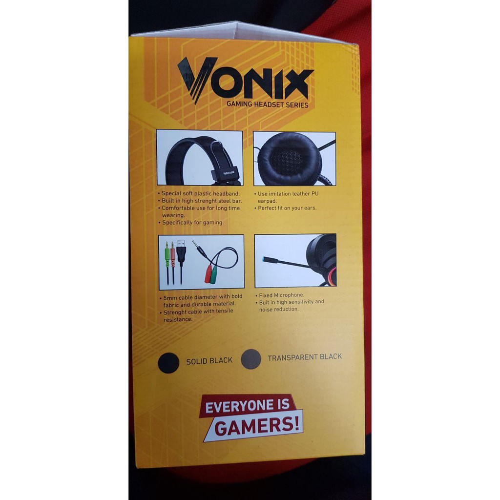 Headset Rexus Vonix F30 / Headset Gaming Rexus F30 Dual Jack with USB