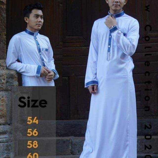 Jubah Pria Daffa Alharamain import premium