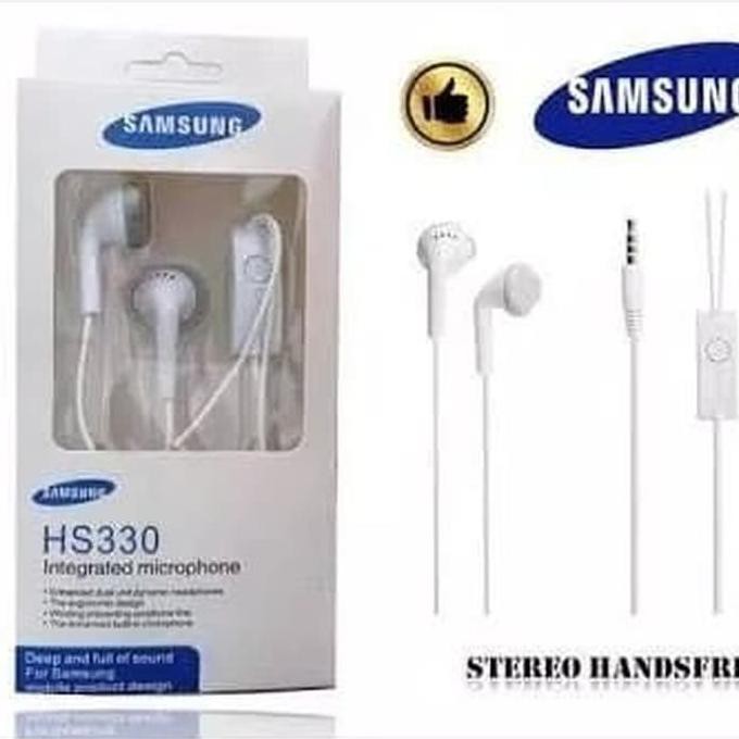 Aksesoris Hp Headset Stereo Earphone Samsung Galaxy Hs330 With Microphone Recommended