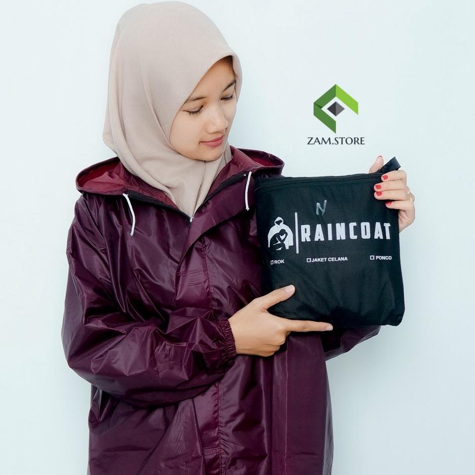 Jas Hujan Raincoat Dewasa Anti Air Setelan Unisex Tebal Celana Baju Terbaik Anti Rembes Seller Axio 