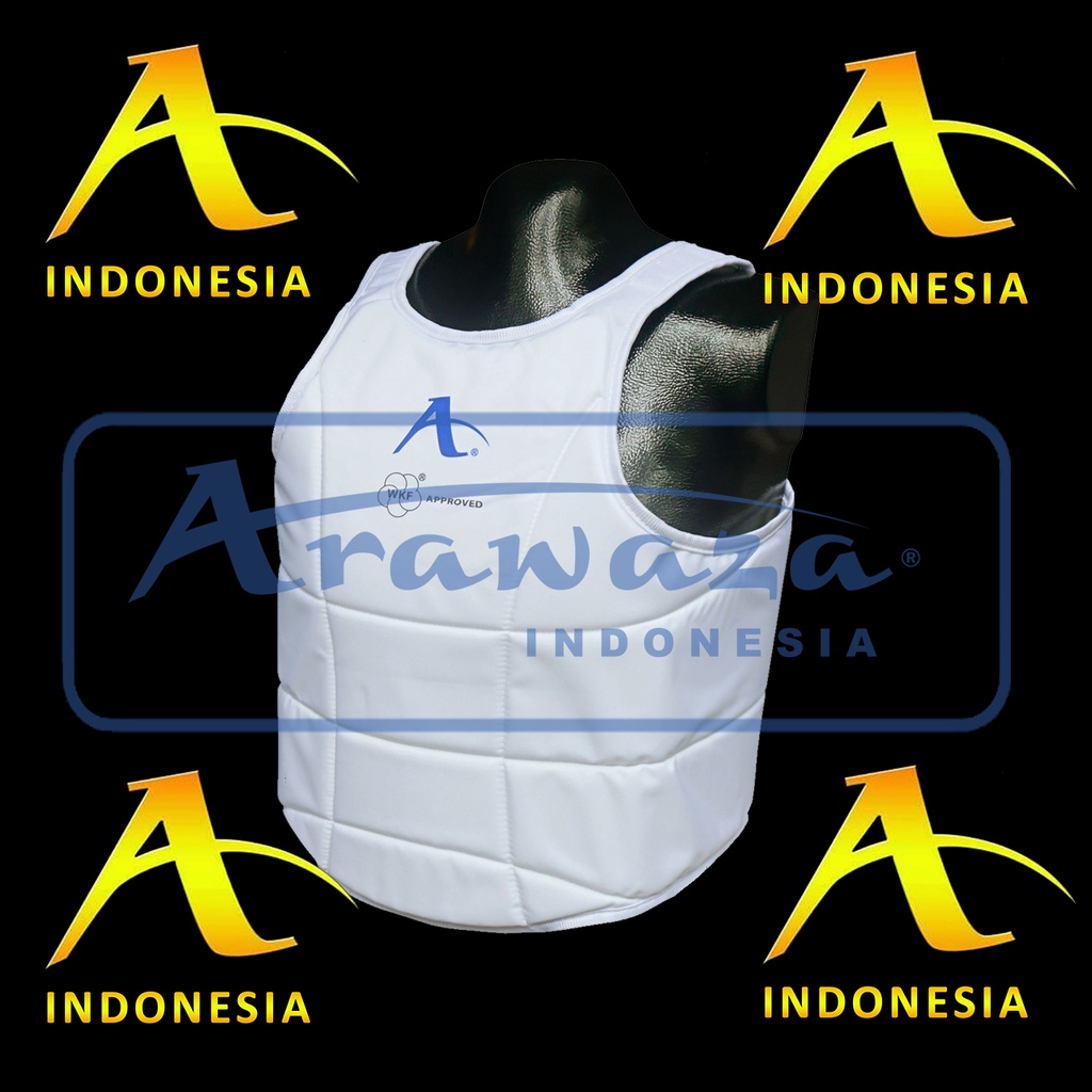 BODY PROTECTOR ARAWAZA WKF APPROVED 100% ORIGINAL - PELINDUNG BADAN ARAWAZA