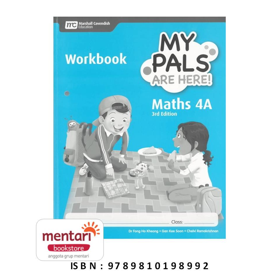 My Pals are Here Maths - Workbook (3rd Edition) | Buku Matematika SD-Workbook 4A